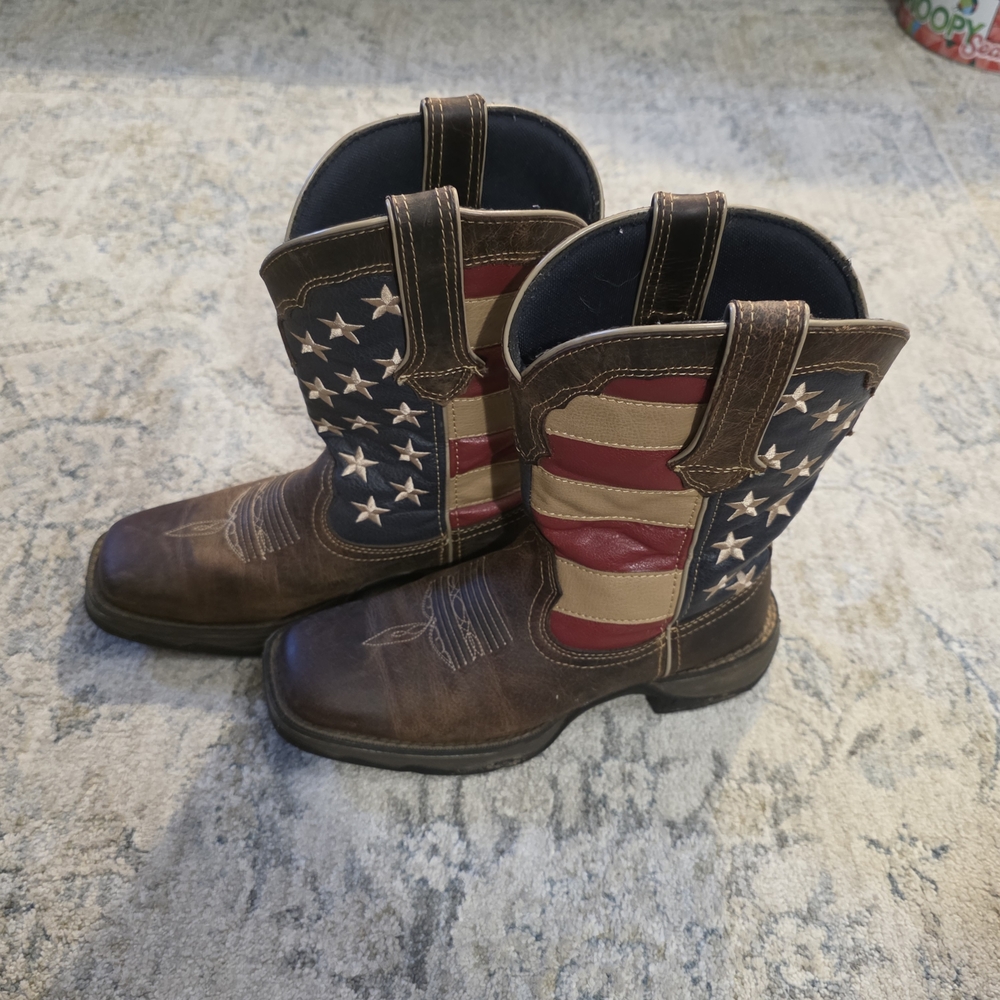 Durango Navy & Brown Lady Rebel Western Boots - Picture 3 of 7